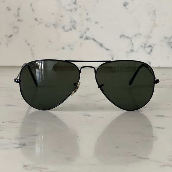 Accessories - Black Rayban Aviators (Polarized)